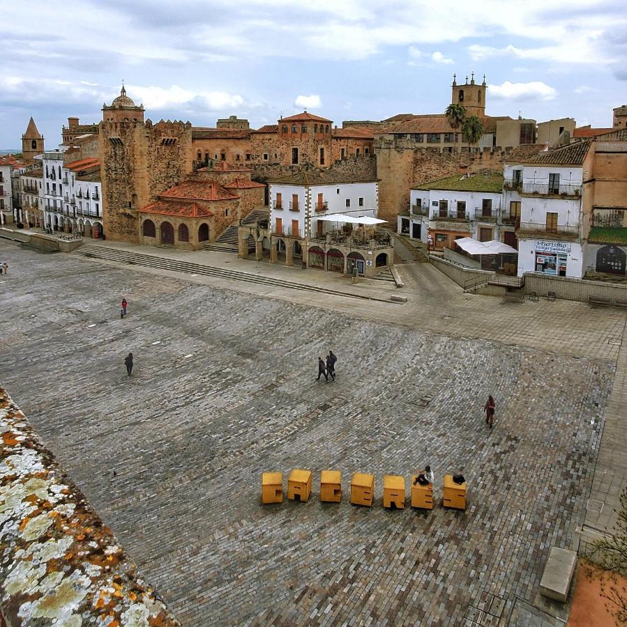 Hostal Martes Caceres Plaza Mayor - Tercer Piso Sin Ascensor Kültér fotó